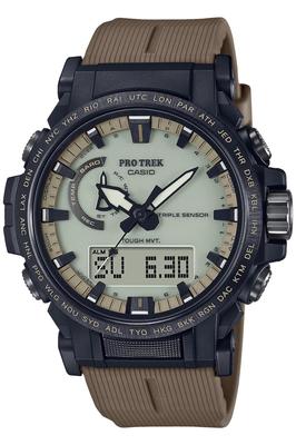 Se Klatrer Line Radio Sol Biomasse Plast Mørk Coyote Farve [Casio] [] PRW-61LD-5JF Herre