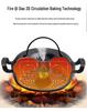 Thickened Cast Iron Sweet Potato Roasting Pot and Corn Grill