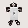 Electrocution Skeleton Man Switch Sticker, Children'S Bedroom Bathroom Wall Sticker Self-Adhesive Halloween Fun  Style