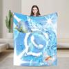 Electronic Y2K Frutiger Aero Fuzzy Blanket Fashion Throw Blanket for Home Hotel Sofa 150*125cm Bedspread