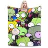 Invader Zim Gir Dib Robot Blankets Fleece Decoration  Portable Super Warm Throw Blanket for Sofa Travel Bedspreads