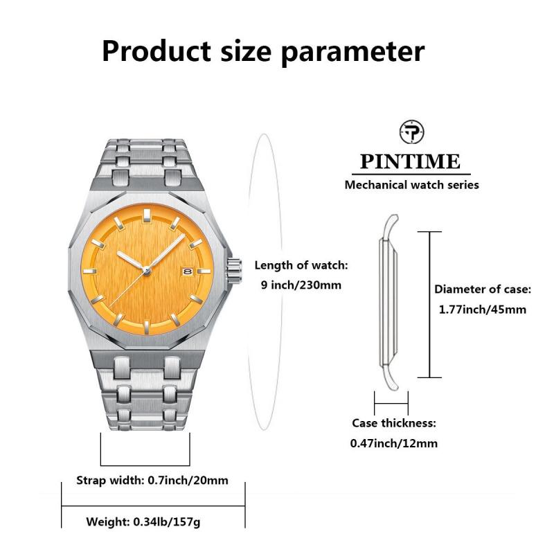 Fashion Luxury Men Wristwatch Waterproof Luminous Week Date Man Clock Stainless Steel Sports Men's Quartz Watches Reloj