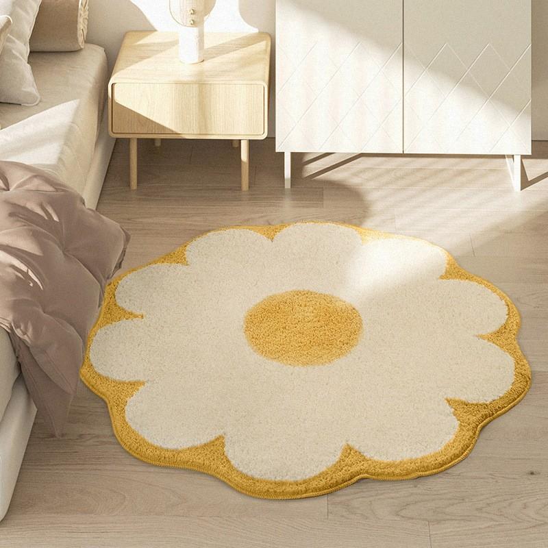 Fresh Faux Cashmere Soft Durable Dirty Resistant Floor Mats Bathroom Kitchen Living Room Doorway Home Decoration