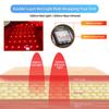 Black 90pcs LEDs Red Light Therapy Devices Near Infrared LED Pad 880 NM Foot Pain Relief Slipper for Feet Toes Instep 32x13.5cm