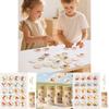Wooden Dinosaur Memory Matching Game For Kids Educational Brain Training Toys