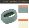 SOULWIT Replacement Ear Pads, Ear Cushions for Sony MDR-100A, MDR-100AAP, and MDR-H600A Headphones, Soft Leather and Noise-Isolating Foam (Green)