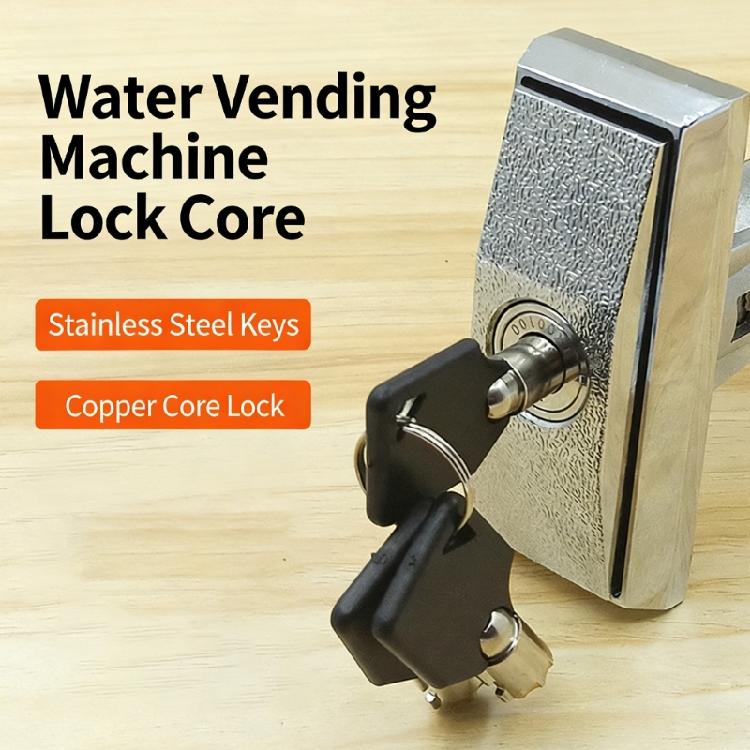 Universal Vending Machines Lock Cores Industrial Equipment Lock Cores Replacement Zinc Alloy Tubular Key Lock Enduring