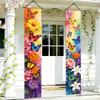 Easter Porch Sign Rainbow Flower Butterfly 1 Pair Indoor Outdoor Decor