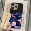 HOT Cartoon Cat Cool Lichee Leather Pattern Phone Case For Samsung S26 S25 S24 S23 S22 S21 S20 S10 Plus FE Ultra 4G 5G Cover