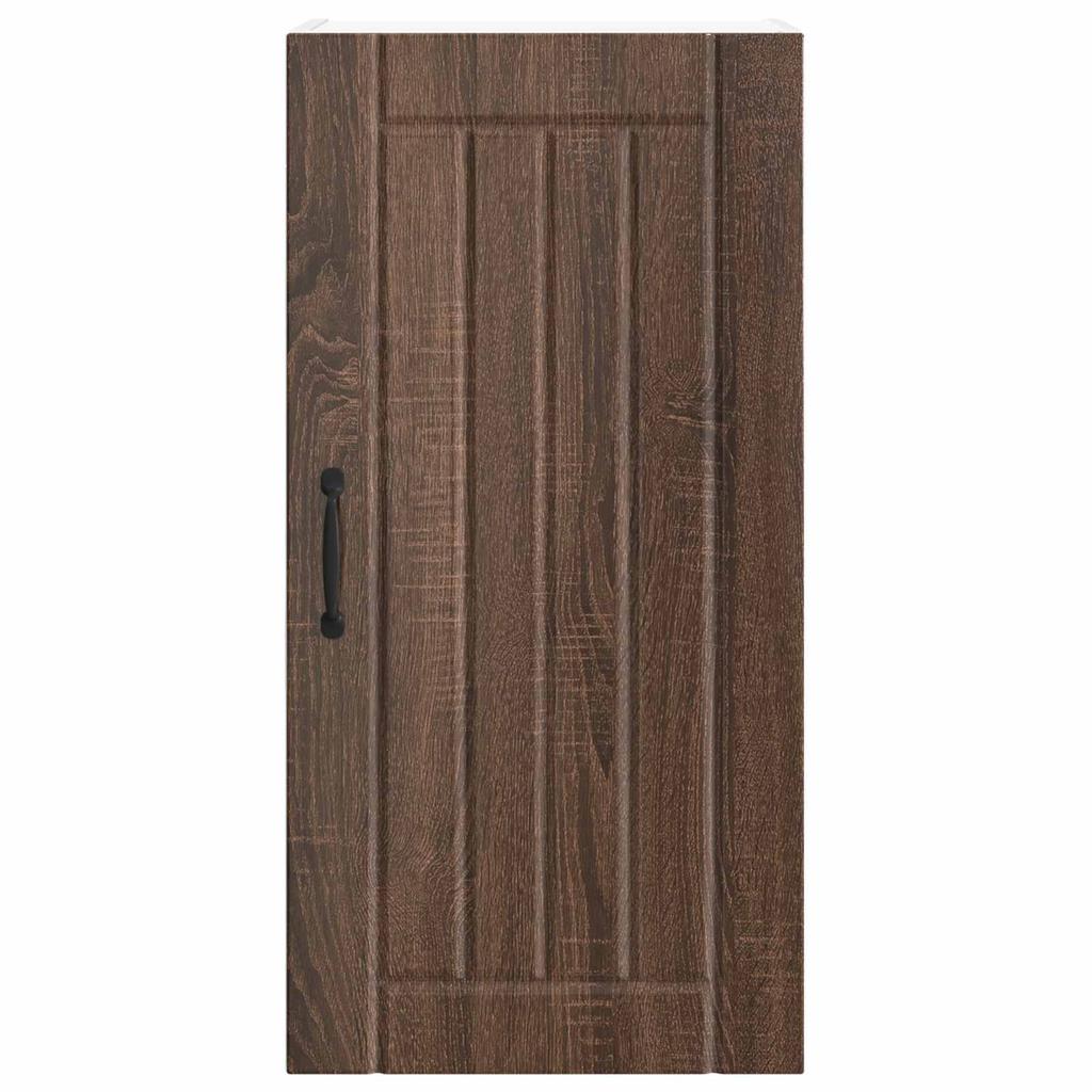 Wall Cabinet LUCCA Brown Oak 40 x 31 x 80 cm Particleboard