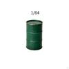 Oil Barrel Model Decoration Accessories 1/64 Compact Collectible Miniature Sculpture Weathered for
