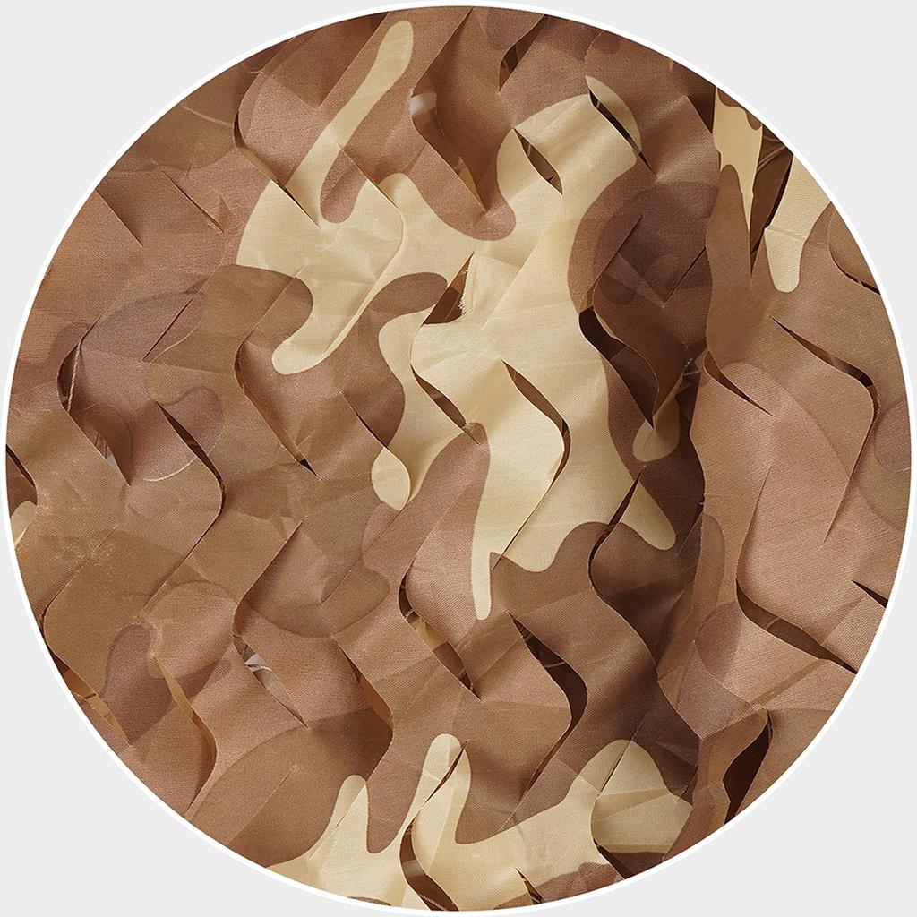 Camouflage Netting, Desert Camouflage Netting Roll, Hunting Concealment Net, Suitable for Camping, Hunting, Party Decorations