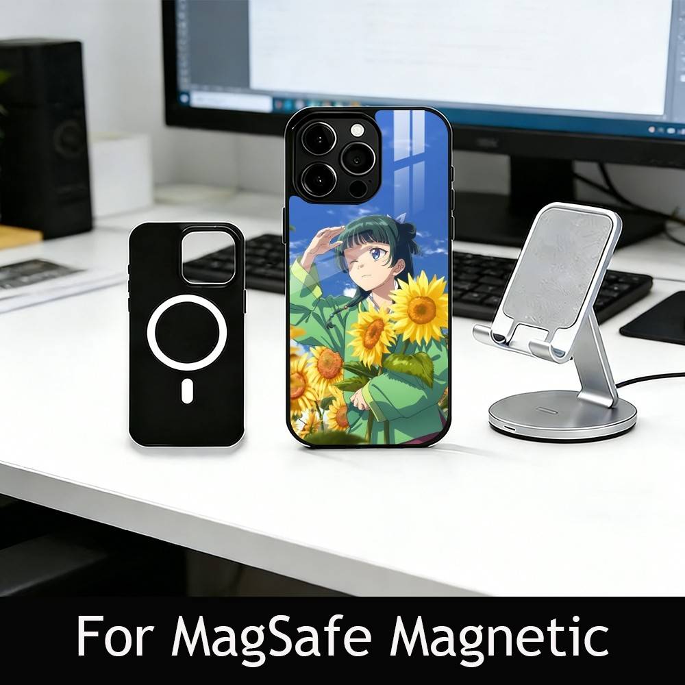 Apothecary Diaries-Mao Mao Phone Case For iPhone17,16,15,14,13,12,11 Plus,Pro Magnetic with Magsafe Wireless Charging