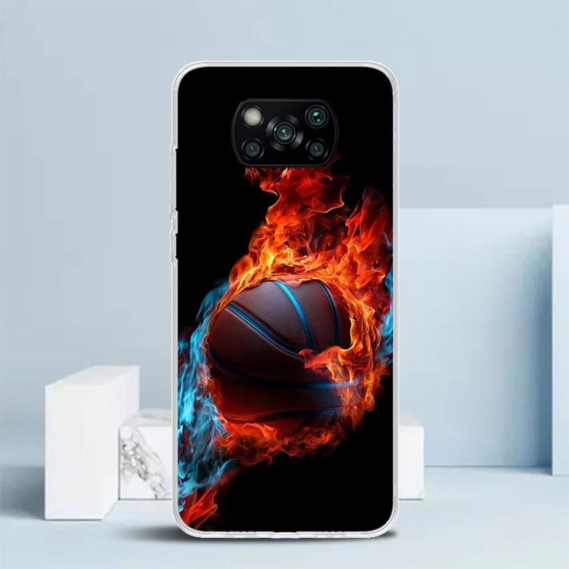 Basketball Basket Play Phone Case For Xiaomi Poco F7 Ultra X5 X6 X7 Pro M7 Redmi 15C 15 13C 13 12C 12 10C 10 10A 9 9C 9A 9T Cove