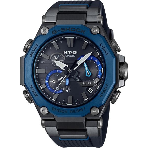 

Casio G-SHOCK MTG-B2000B-1A2JF [DUAL CORE GUARD MT-G] Круглий годинник Black Carbon Multi-Index Analog