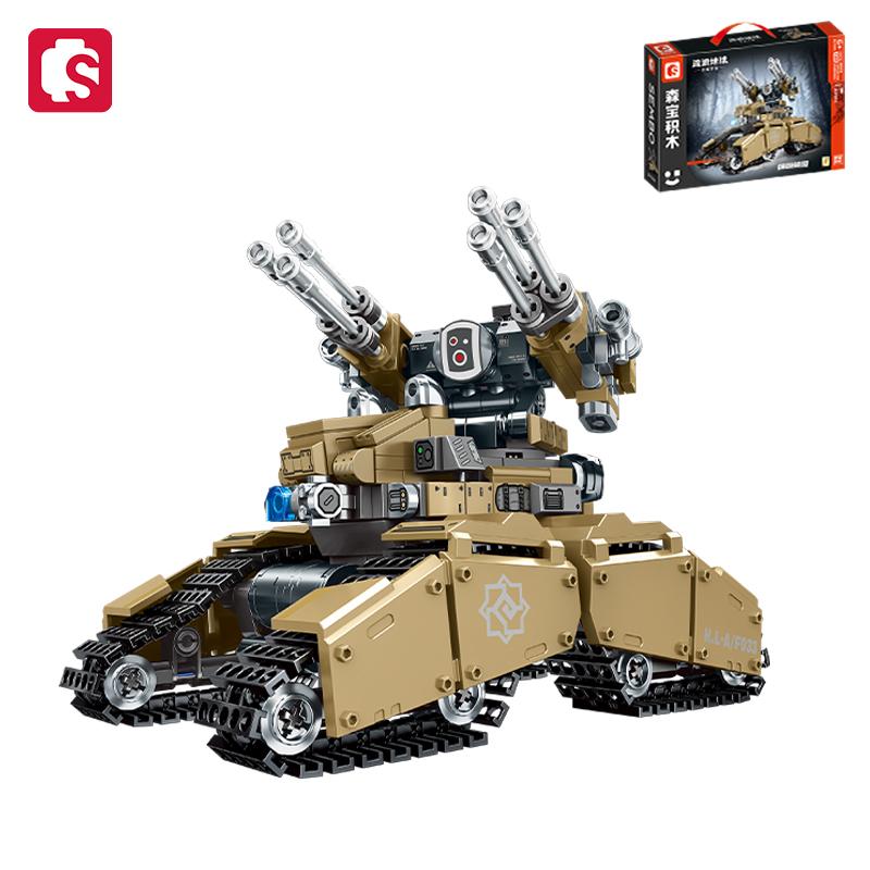Non-Toxic Sembo Block The Wandering Earth Military Mecha Model Assembly Building Block Moc Robot Bricks Kids Toys For Children Christmas Gifts