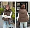 DAFIFY Moda Donna Casual Autunno Inverno Monocolore Stampa Senza Maniche Giubbotti & Cappotti Piumini