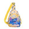 Stitch Cartoon Kids Coin Purse Chest Bag With Polyester Lining For Daily Outdoor Use