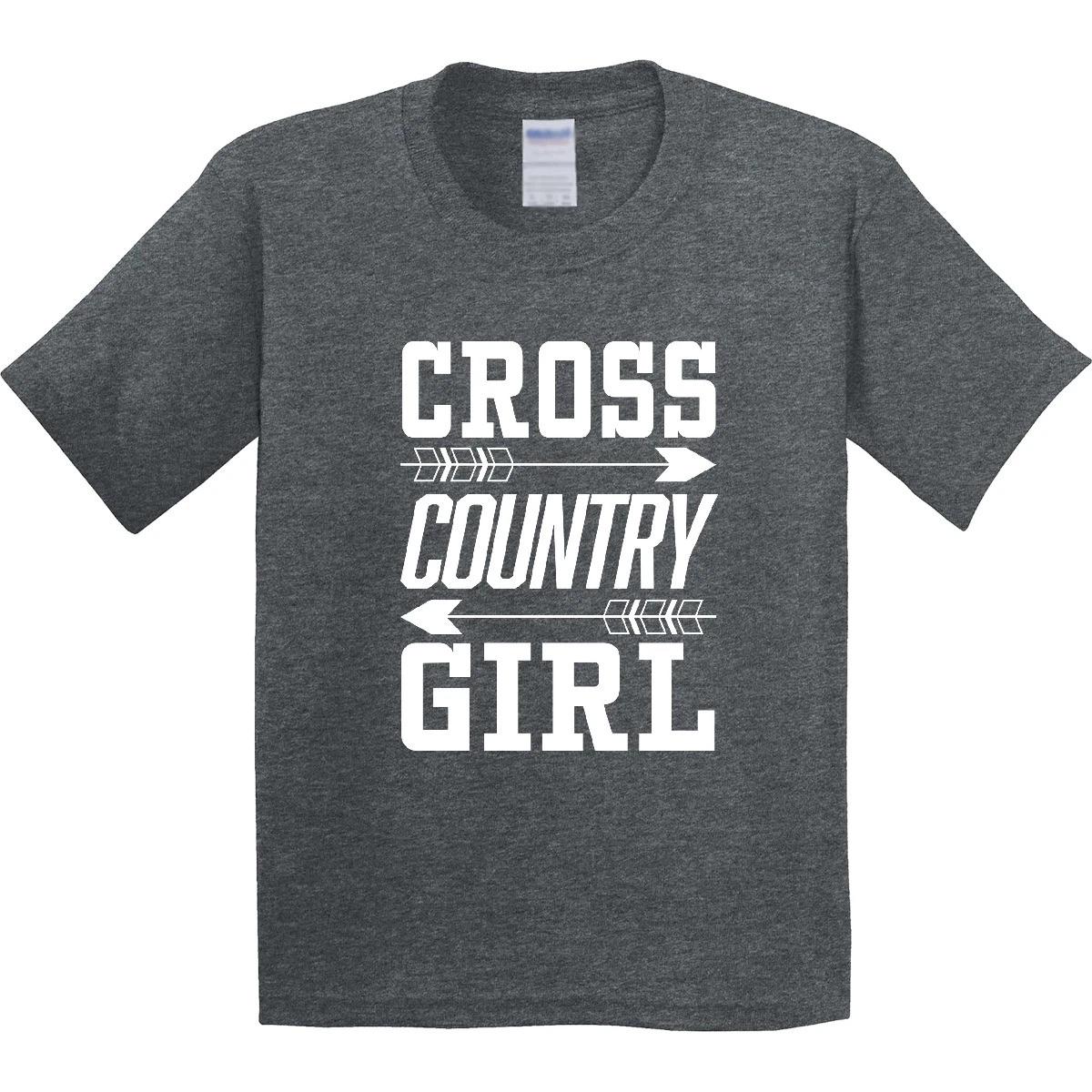 Inktastic Cross Country Girl With Arrows Youth T-Shirt Sports Track Running Kid 130