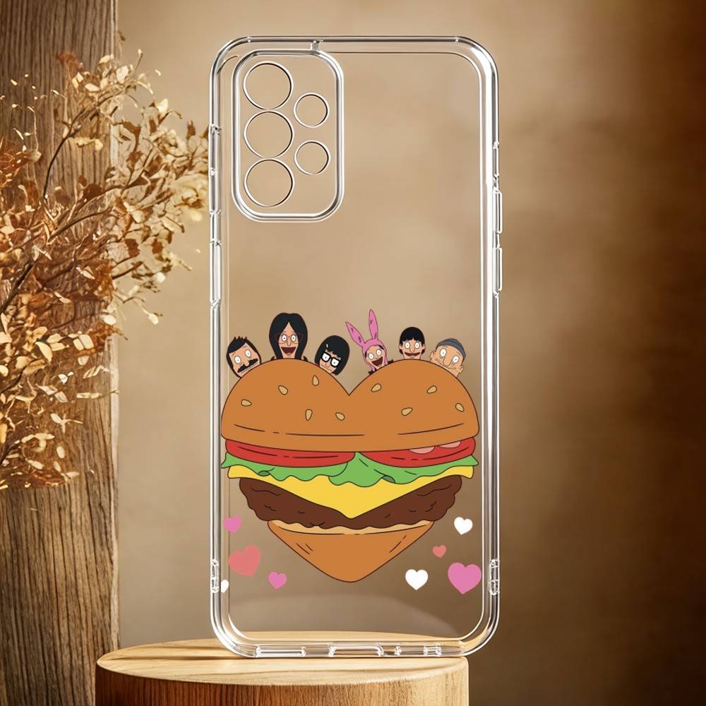 B-Bob's B-Burgers-RS Phone Case For Samsung Galaxy A71,A70,A52,A51,A40,A30 Transparent Cover
