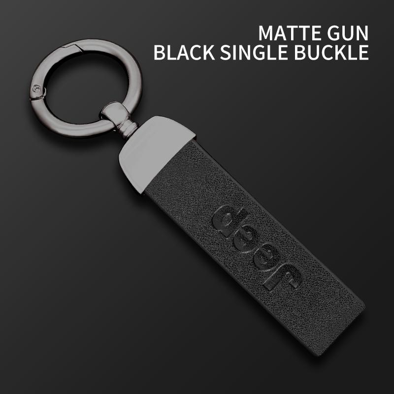 För Jeep Bil Vintage Läder Nyckelring Ring Zinklegering Kedja Nyckel För Jeep Grand Cherokee Wrangler JK Gladiator Compass Renegad