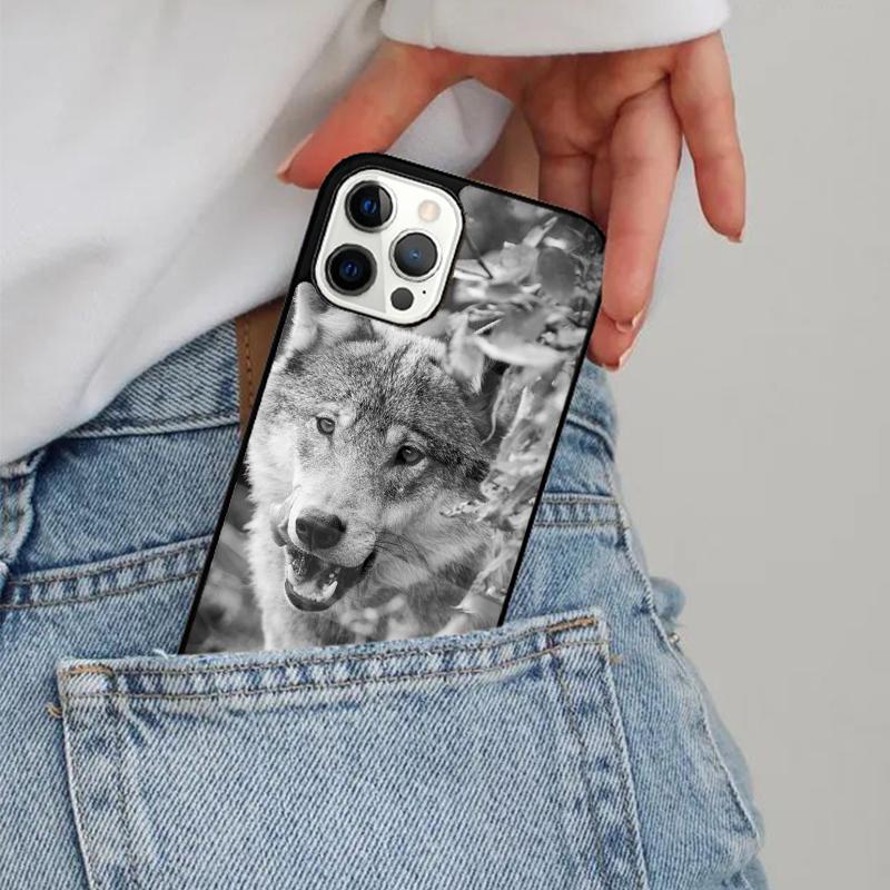 

Wolf Wolves Phone Case Magesafe Magnetic Wireless Charge Cover For iPhone 17 Air 16 16e 11 12 13 14 15 Pro Max Plus iPhone 11pro max