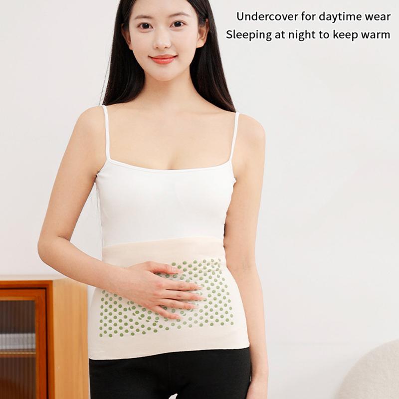 Self-Heating Mugwort Therapy Waist Support Belt Waist Support Belt Lower Back Support Thin Soft Elastic Kidney Fixation Belt