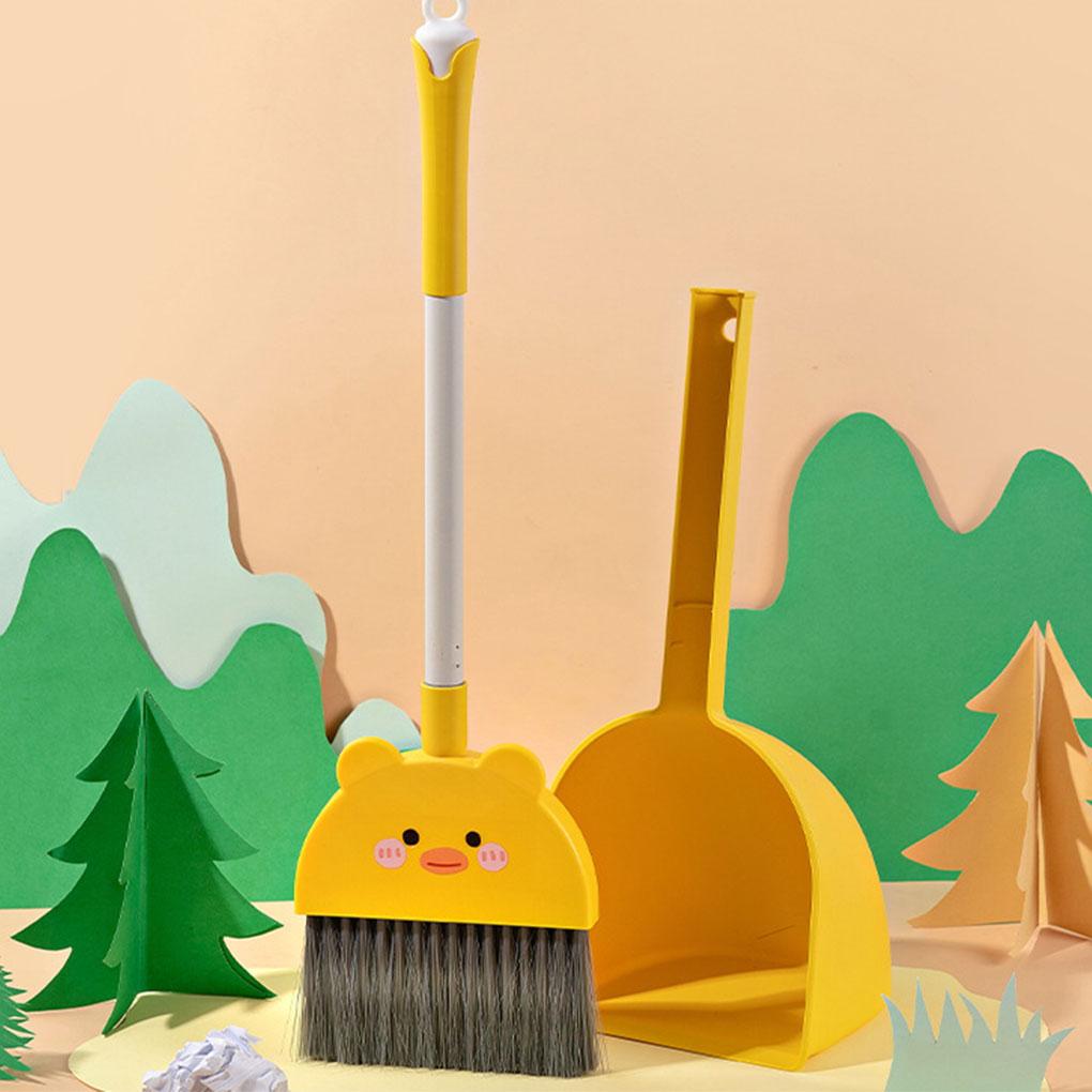 ABS Kids Cleaning Set Fun Cleaning Play Set For Little Helpers Toy Dustpan And Brush For Toddlers