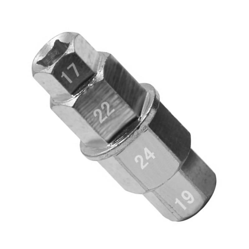 Motorradräder Stahl Motorrad Vorderachse Steckschlüssel Steckschlüssel Spindelhülse Auto Sechskantschlüssel 17mm 19mm 22mm 24mm Schraubenschlüssel Steckschlüssel