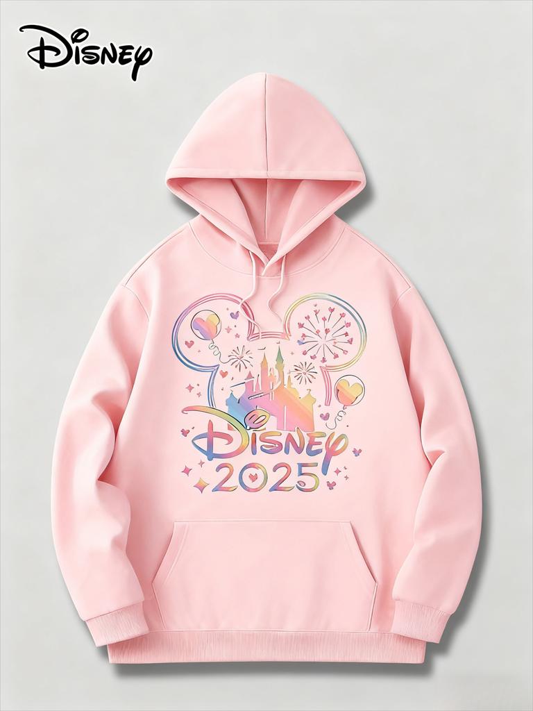 Disney Trip 2025 Fall/Winter Hoodies Disney Family Vacation 2025 Pullover Disneyland Trip Tops Unisex Adults &Children Hoodies
