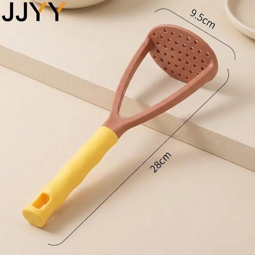 

Potato Masher for Kitchen Sweet Potato Masher Pumpkin Puree Masher Manual Hand Masher Durable Kitchen Tool Bell Shaped Masher кавовий