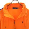 POLO RALPH LAUREN Half zip Jacket LG Orange series Pullover, pique fabric Men's Used