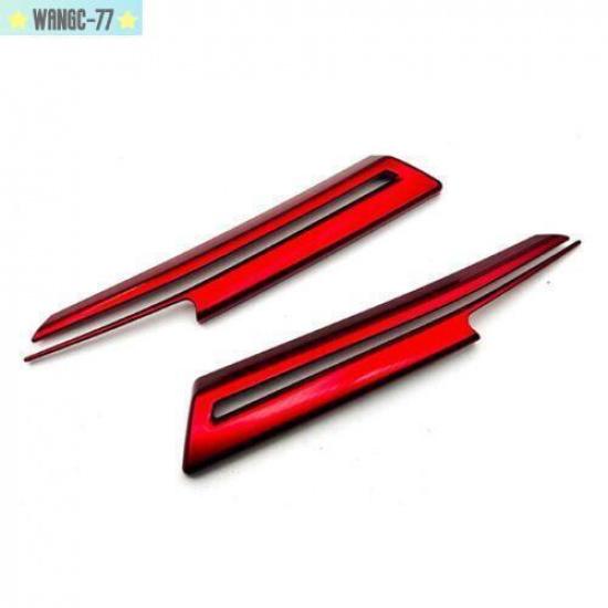 For-Crosstrek XV - Red Front Bumper Center Grill Grille Parts Cover Trim