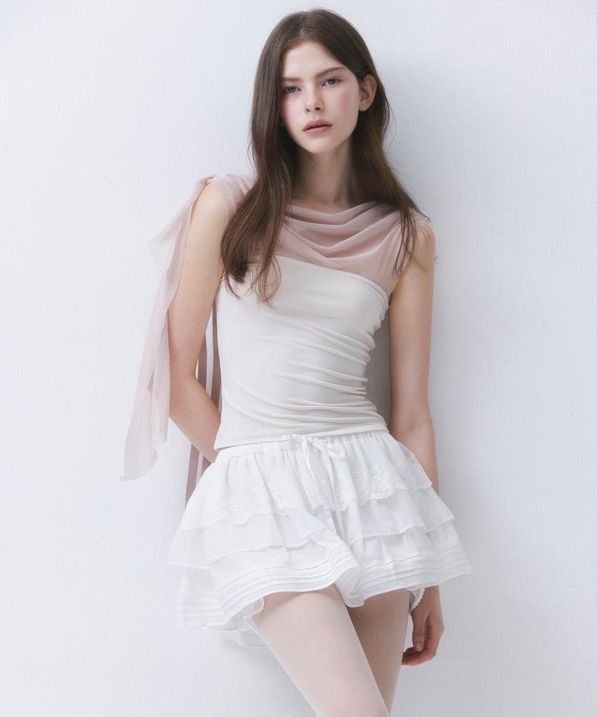 Deotiseu Blush 3 Way Off Shoulder Top_Tt6S205Cm