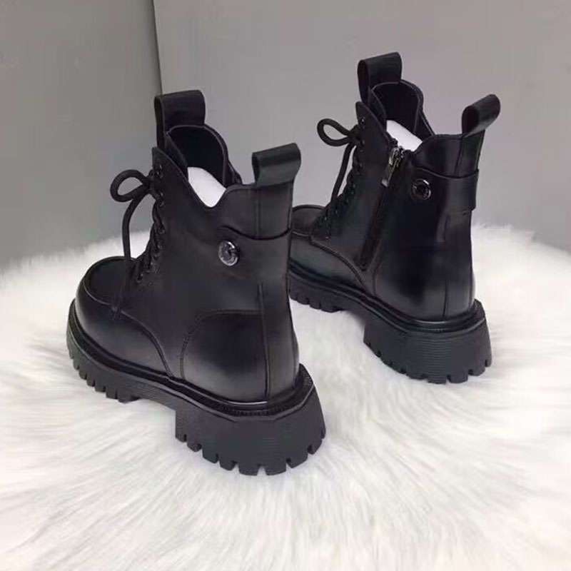 Martin Boots Women's Small British Style 2025 New Autumn Versatile Explosion Knight Boots Thick-soled Thin Short Boots