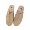 Spring New Retro Round Head Thick-soled Matte Leather Bag Head Half Slippers Women Wear Lazy Mu Qin Shoes