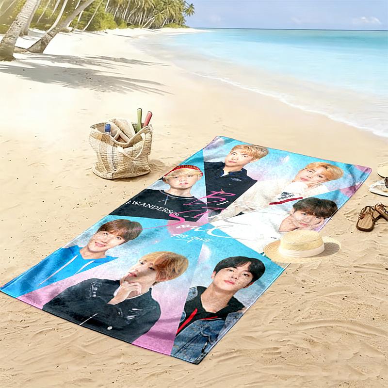 Harmonious Bonds: Unity Diversity Beach Towel Soft Outdoor Camping Swim Quick-drying Swim Towel Outdoor Pool Towel Outdoor Picnic Beach Mat Beach
