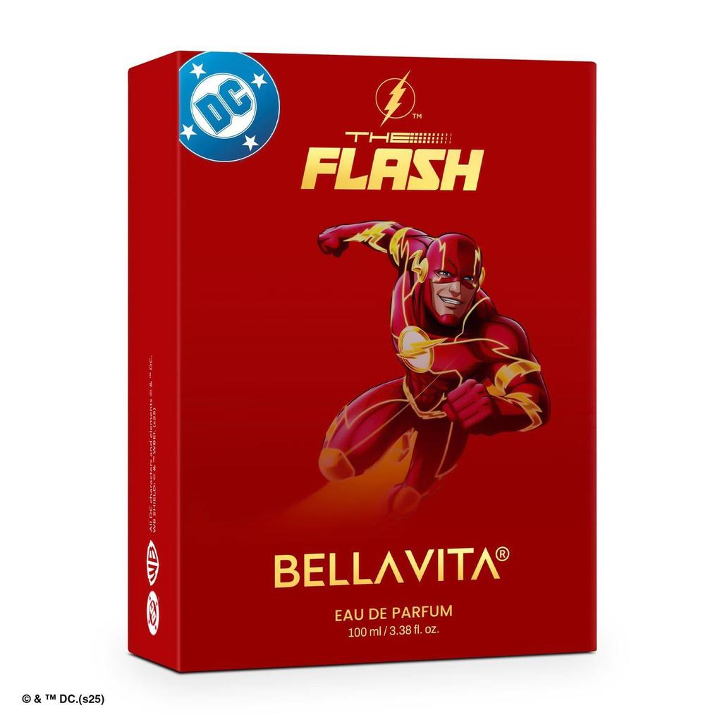 BELLAVITA The FLASH | Długotrwała woda perfumowana 100ml Perfumy dla mężczyzn | Cytryna, drzewo cedrowe i piżmo | Premium zapach dla mężczyzn