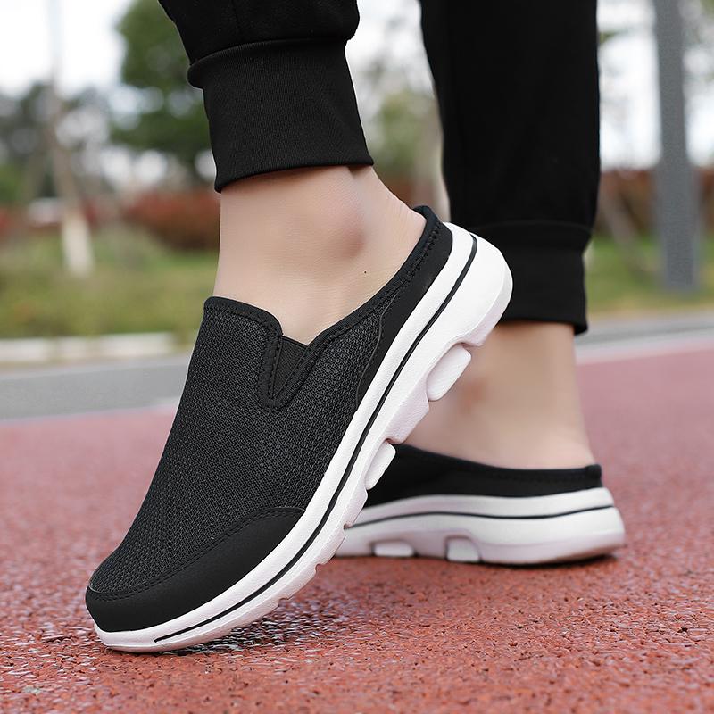 Men and Women's Slippers Mesh Air -breathable EVA Ultra -light Convenience Home Slippers Women's Large -scale Slippers