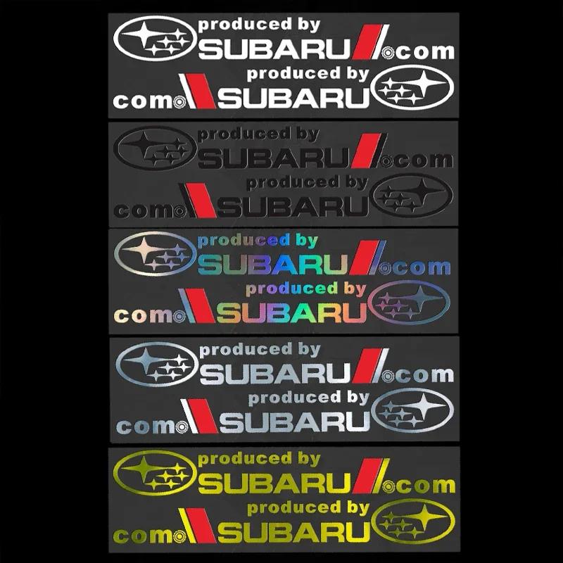 for Subaru Forester XV Tribeca Outback Impreza Legacy STI WRX BRZ Auto 3D Window Laser Reflective Emblem Stickers Accessories Z15