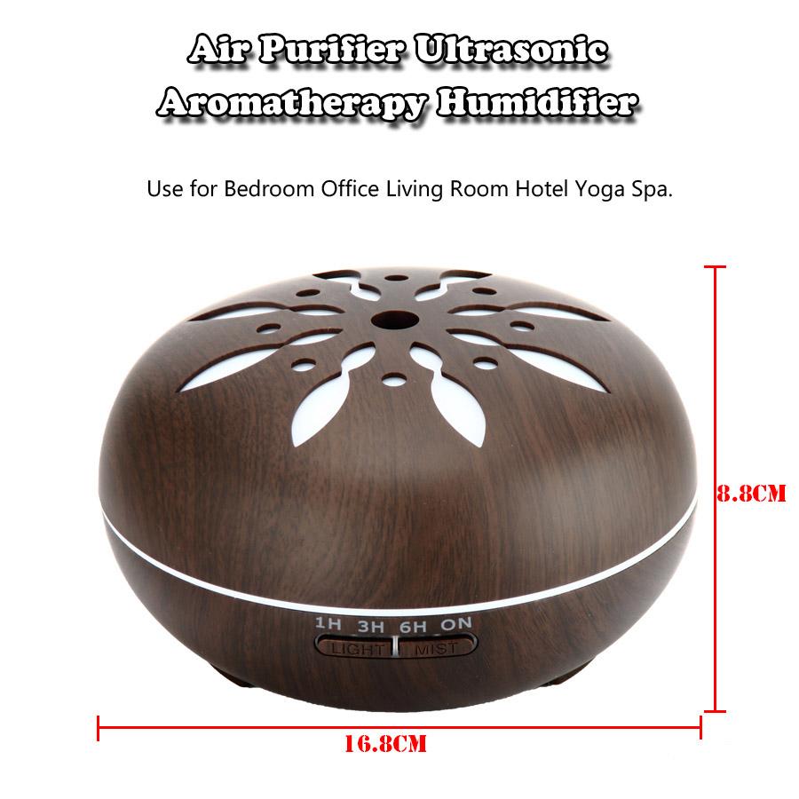 Household Electric Remote Control Essential Oil Diffuser Ultrasonic Air Humidifier With Led Lamp Aromatherapy Atomizer Diffuser
