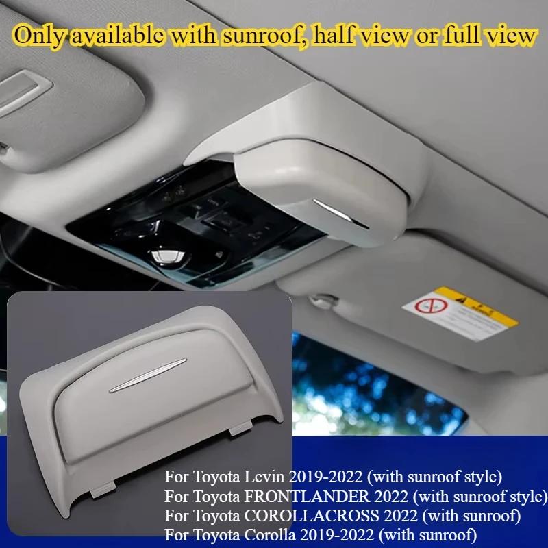 Für Toyota Corolla/Corolla Cross/Harrier/Frontlander/Levin Auto Brillenetui Sonnenbrillen Aufbewahrungsclip Innenraum Auto Zubehör