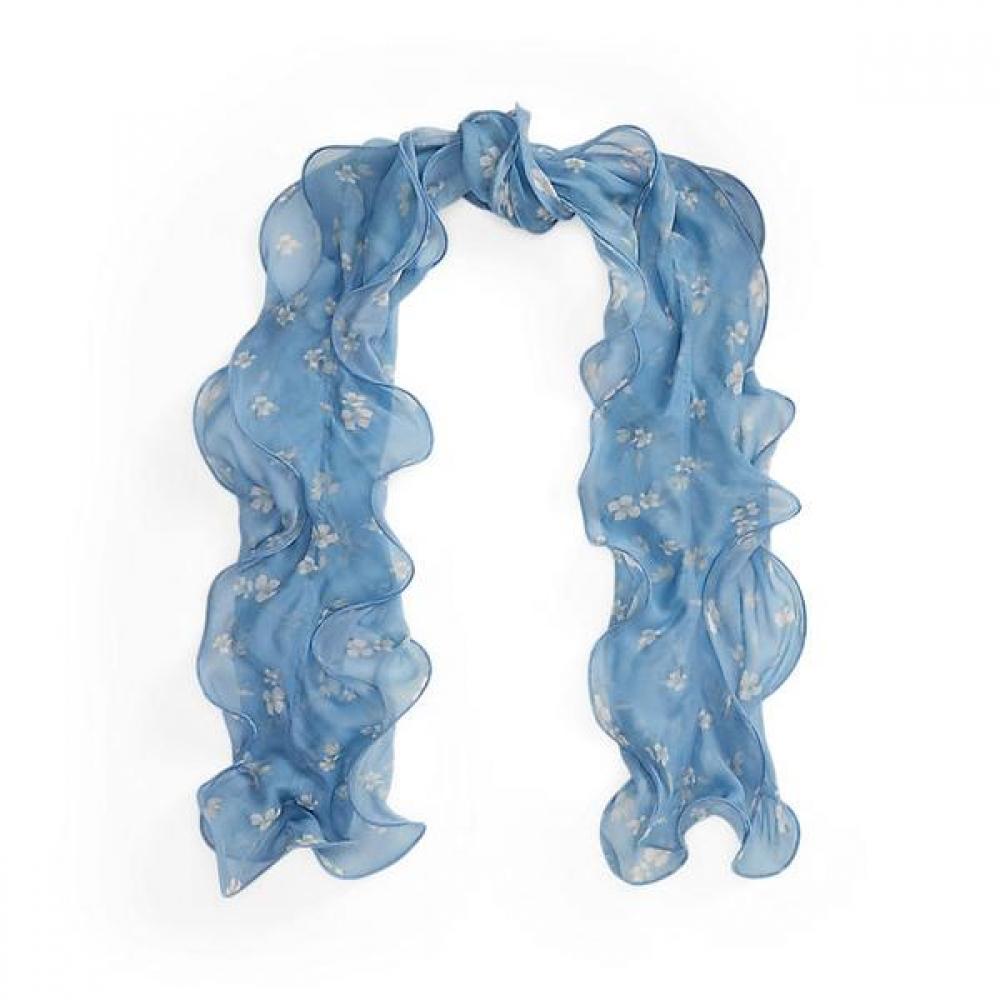 Lauren Ralph Lauren Floral Ruffle Scarf Walrhgs0j320485400 ONE