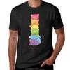 LGBT Gay Pride Flag Kawaii Rainbow Cats T-Shirt Aesthetic Clothes Summer Tops Graphics Tees Workout Shirts for Men