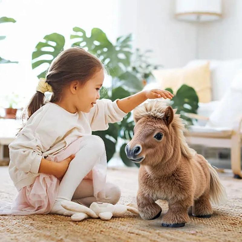 Mein realistisches Roboter-Pony, Realistisches Roboter-Pony, PonyPal, Interaktives Pony Realistisches Pony - Geht, bellt und wedelt mit dem Schwanz