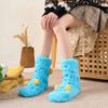 Mid Tube Thickened Floor Socks Plush Fleece Sock Women Soft Sleeping Slipper Socks  Men Women