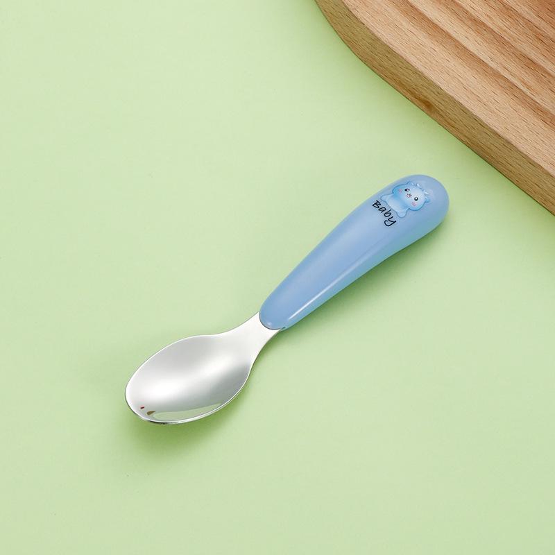 304 Stainless Steel Kids' Fork, Spoon, and Chopsticks Set - For Infant and Toddler Mealtime Training