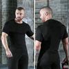 Training and Exercise T-shirt Anime Baki Hanma Men Running T-Shirt Compression Shirt Gym Fitness Short Sleeve Jogging Sportswear