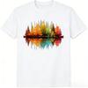 Nature Reflection Forest Trees Outdoor Wildlife Short Sleeved Round Neck Y2k Tshirt Men New In Top  Tees Mens TShirt
