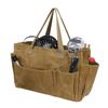 Heavy Duty Canvas Storage Bag for Outdoor Cooking Camping Pots Large Capacity Waterproof with Convenient Carry Handle